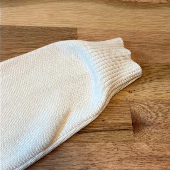 Cream Brandy Melville Sweater with American Flag Design - Picture 4 of 4